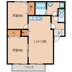 ファミールコートの物件間取画像